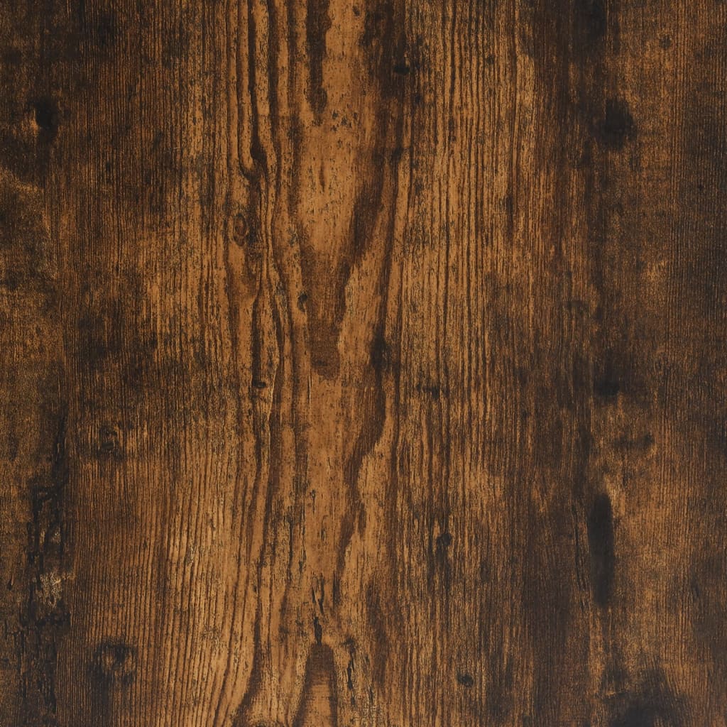 vidaXL Bookcase Smoked Oak 72x28x172 cm Engineered Wood - Brown