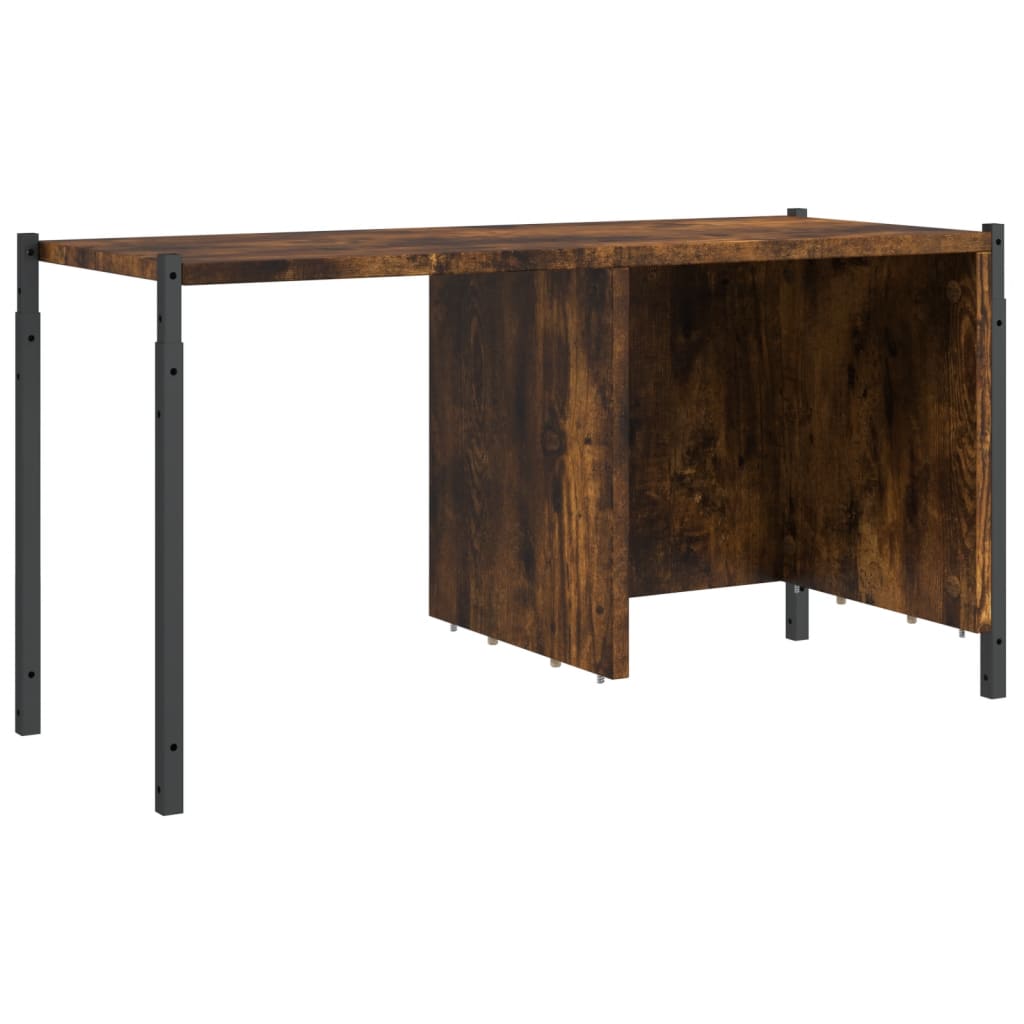 vidaXL Bookcase Smoked Oak 72x28x172 cm Engineered Wood - Brown