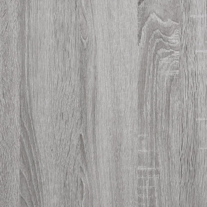 vidaXL Bookcase Grey Sonoma 72x28x172 cm Engineered Wood