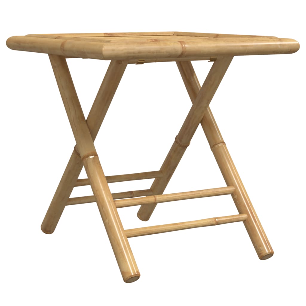 vidaXL Folding Garden Table 45x45x45 cm Bamboo - Brown