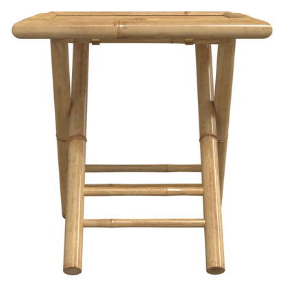 vidaXL Folding Garden Table 45x45x45 cm Bamboo - Brown