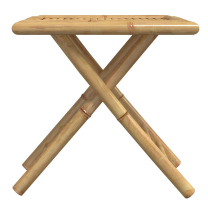vidaXL Folding Garden Table 45x45x45 cm Bamboo - Brown