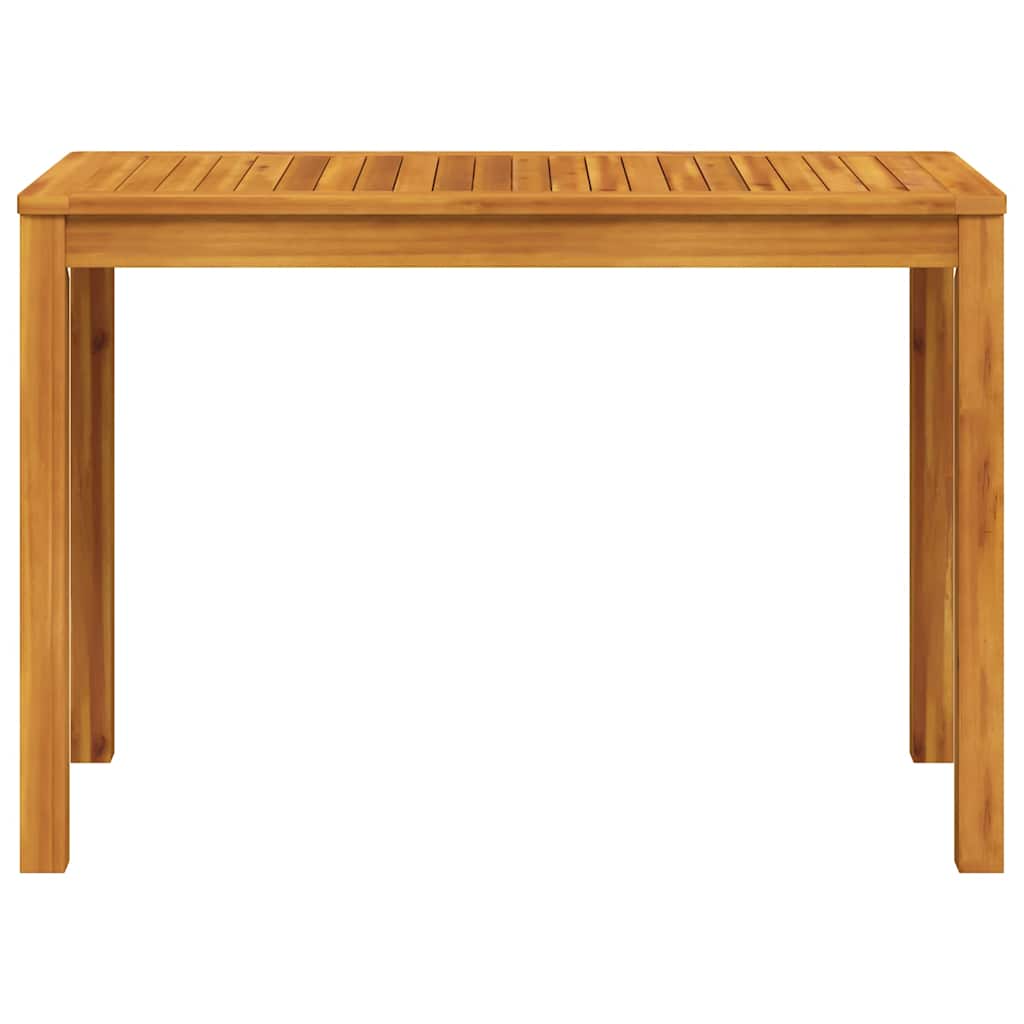 vidaXL Garden Dining Table 110x55x75 cm Solid Wood Acacia - Brown