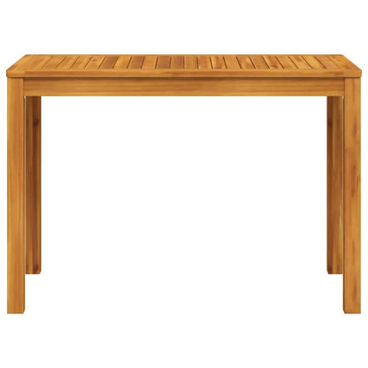 vidaXL Garden Dining Table 110x55x75 cm Solid Wood Acacia - Brown