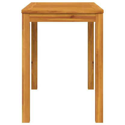 vidaXL Garden Dining Table 110x55x75 cm Solid Wood Acacia - Brown
