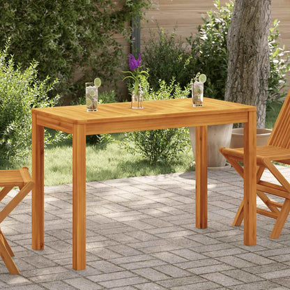 vidaXL Garden Dining Table 110x55x75 cm Solid Wood Acacia - Brown