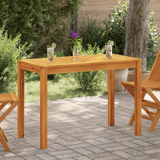 vidaXL Garden Dining Table 110x55x75 cm Solid Wood Acacia - Brown