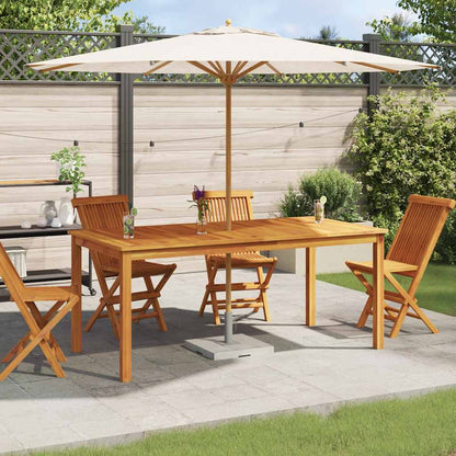 vidaXL Garden Dining Table 180x90x75 cm Solid Wood Acacia - Brown