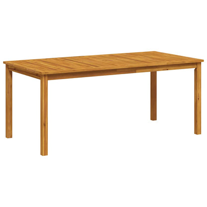 vidaXL Garden Dining Table 180x90x75 cm Solid Wood Acacia - Brown