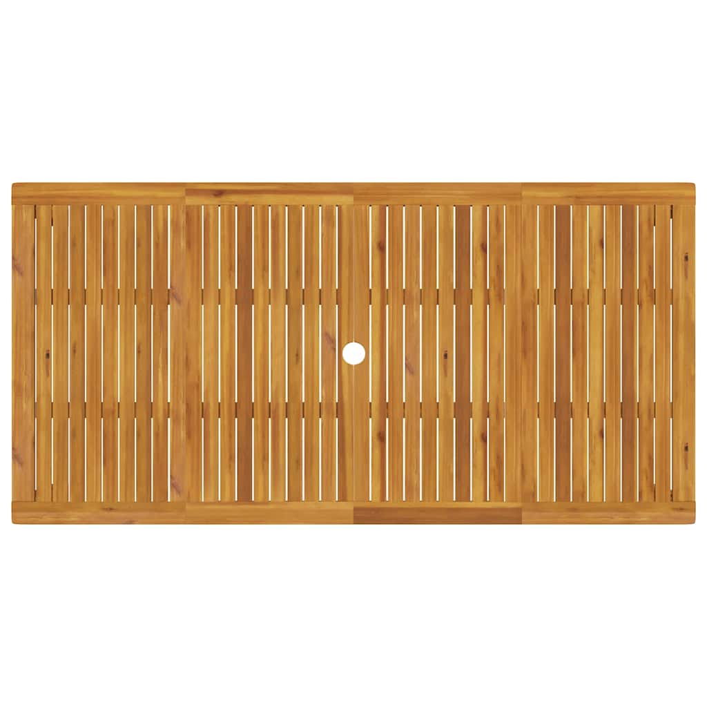 vidaXL Garden Dining Table 180x90x75 cm Solid Wood Acacia - Brown