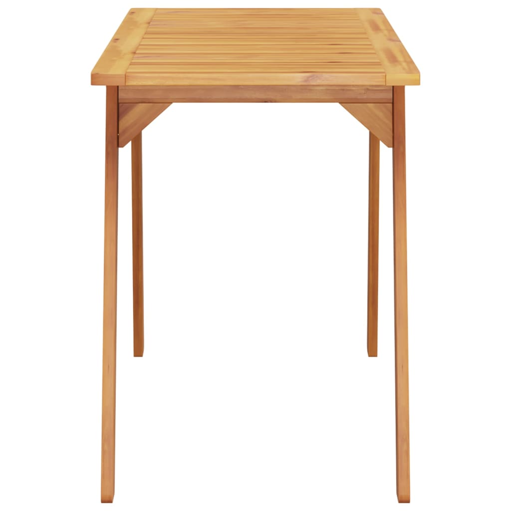 vidaXL Garden Dining Table 110x56x75 cm Solid Wood Acacia - Brown