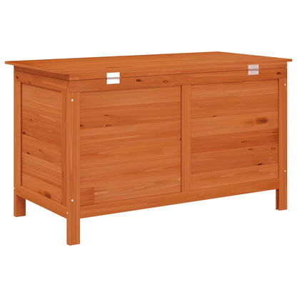 vidaXL Garden Storage Box 99x49.5x58.5 cm Solid Wood Fir - Brown - 100 x 50 x 58 cm