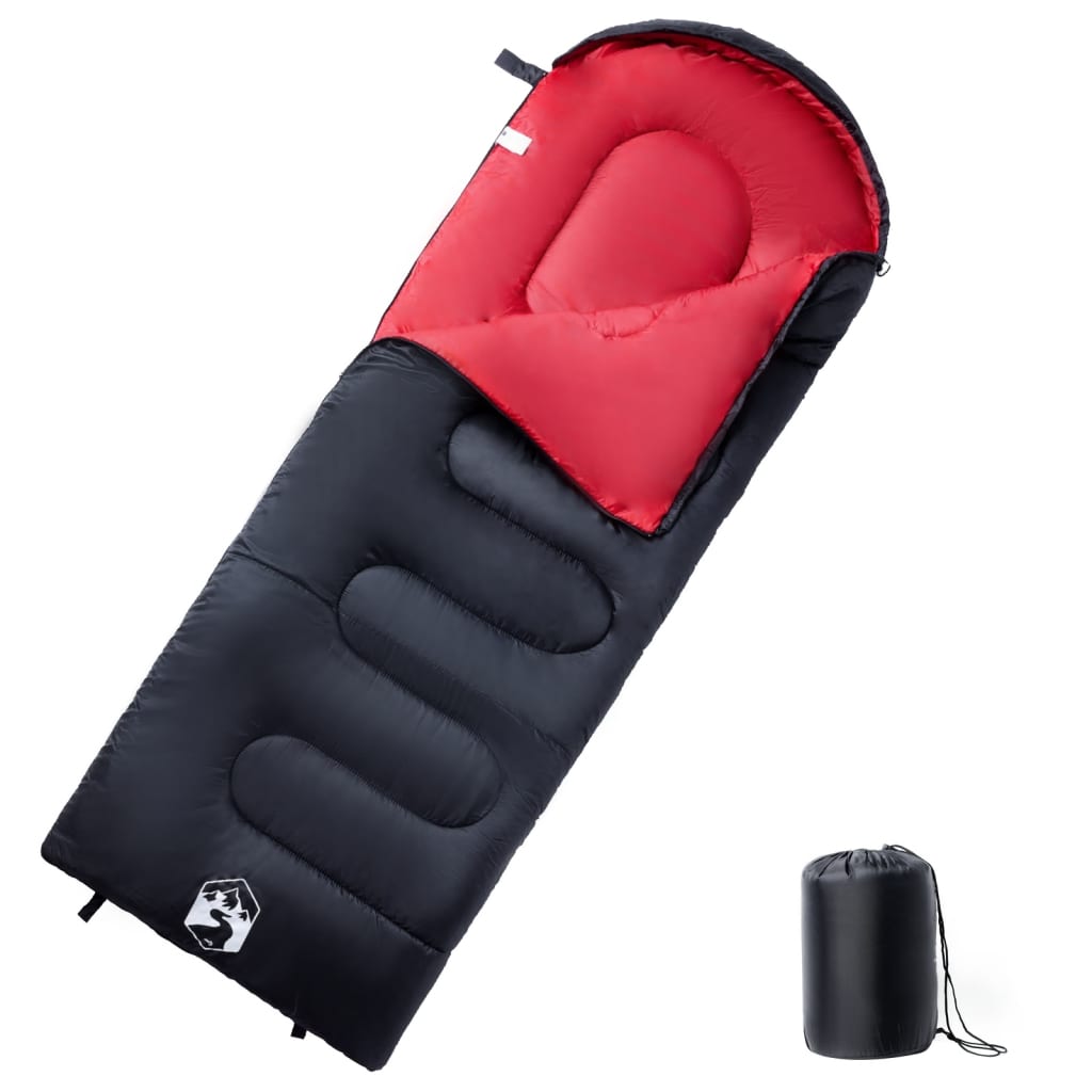 vidaXL Sleeping Bag for Adults Camping 3-4 Seasons - Red - 200 x 83 cm