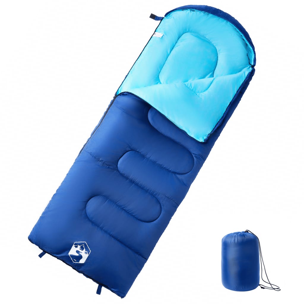vidaXL Sleeping Bag for Adults Camping 3-4 Seasons - Blue - 200 x 83 cm