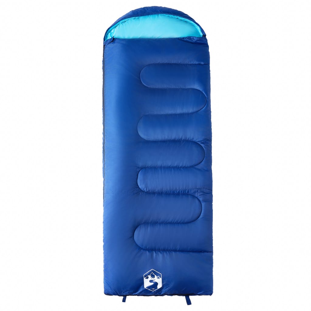 vidaXL Sleeping Bag for Adults Camping 3-4 Seasons - Blue - 200 x 83 cm