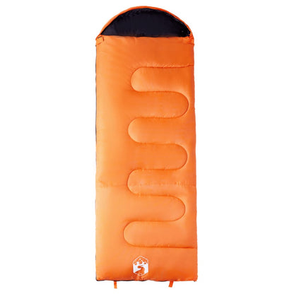 vidaXL Sleeping Bag for Adults Camping 3-4 Seasons - Orange - 200 x 83 cm