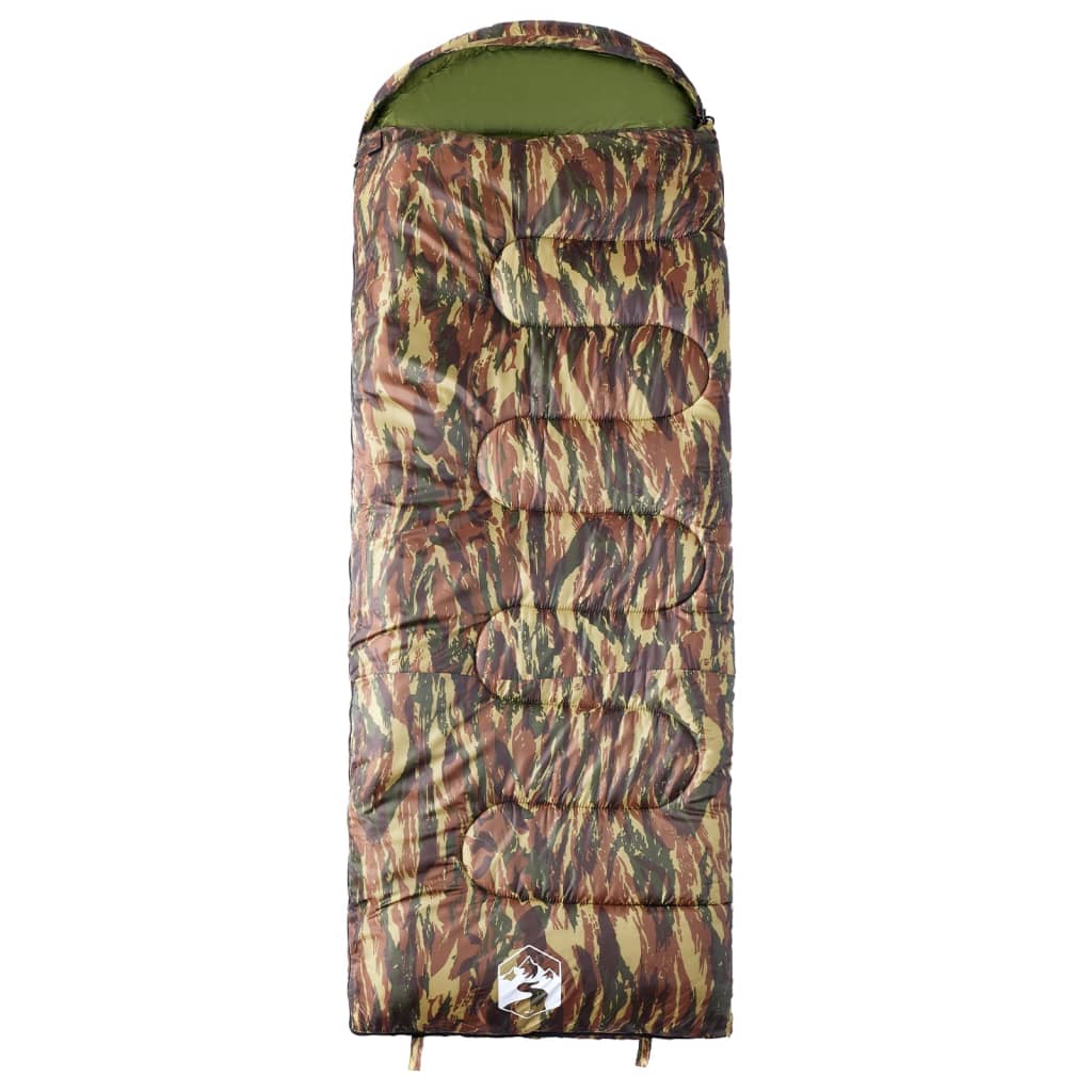 vidaXL Sleeping Bag for Adults Camping 3-4 Seasons - Gre - 200 x 83 cm