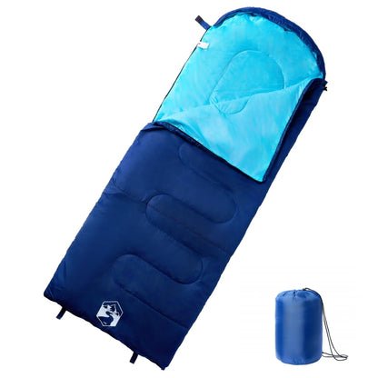 vidaXL Sleeping Bag for Adults Camping 3-4 Seasons - Blue - 220 x 83 cm