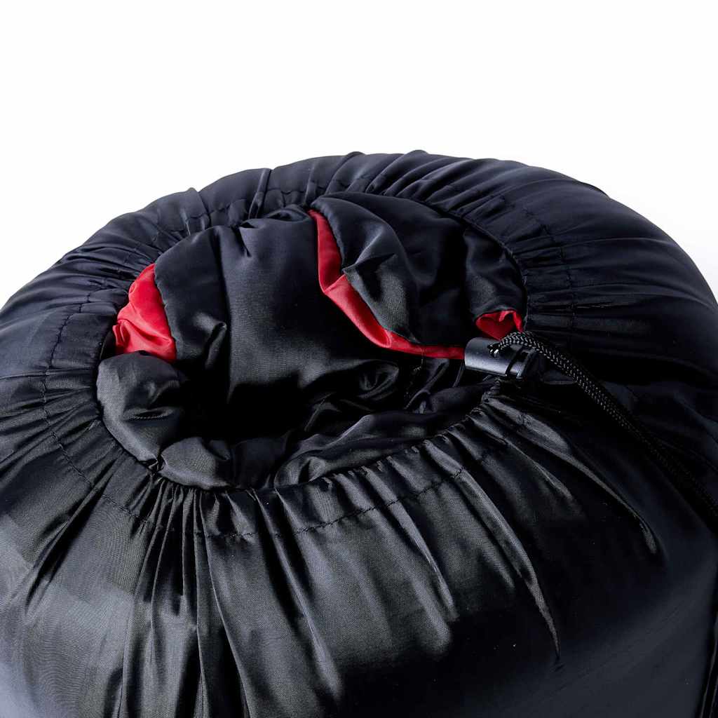 vidaXL Double Sleeping Bag with Pillows for Adults Camping 3-4 Seasons - Red - 220 x 150 cm