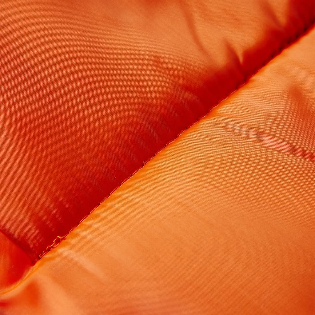 vidaXL Double Sleeping Bag with Pillows for Adults Camping 3-4 Seasons - Orange - 220 x 150 cm