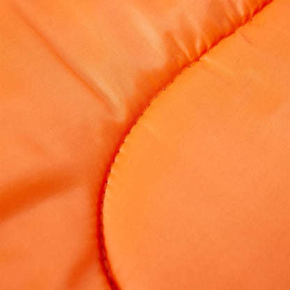 vidaXL Double Sleeping Bag with Pillows for Adults Camping 3-4 Seasons - Orange - 220 x 150 cm - 64140