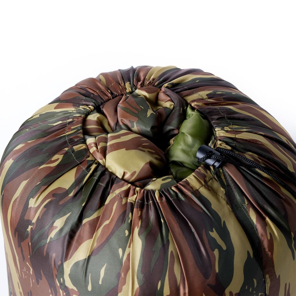 vidaXL Double Sleeping Bag with Pillows for Adults Camping 3-4 Seasons - Gre - 220 x 150 cm - 64145