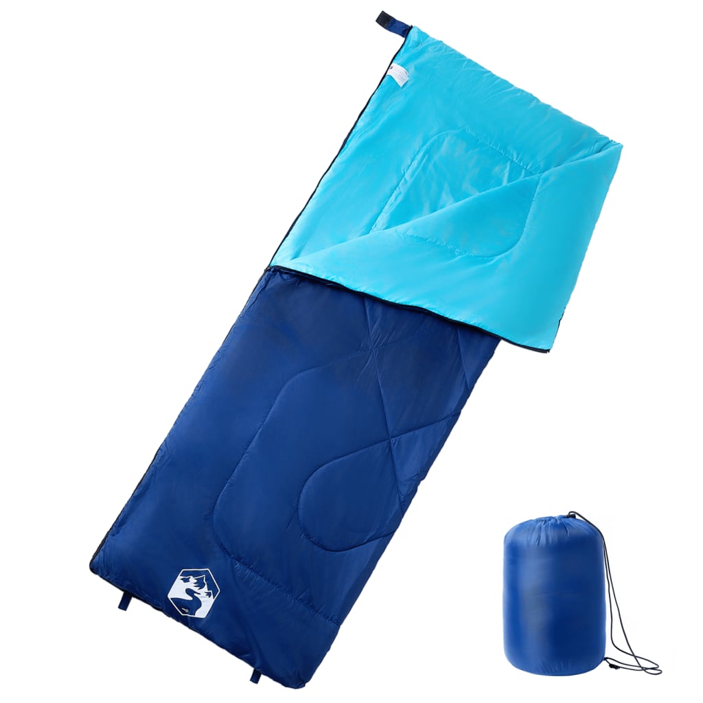 vidaXL Sleeping Bag for Adults Camping 3 Seasons - Blue - 190 x 72 cm