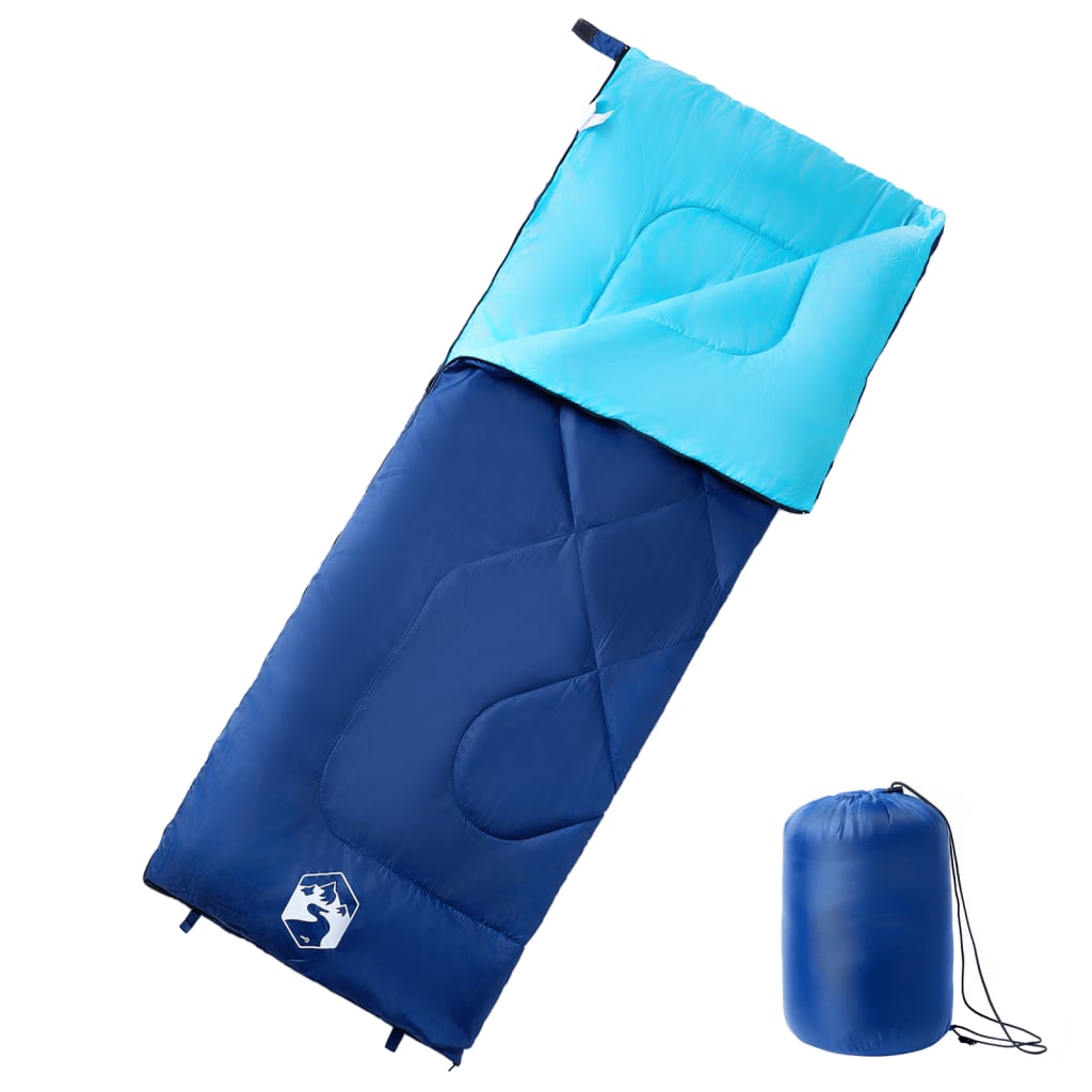 vidaXL Sleeping Bag for Adults Camping 3 Seasons - Blue - 190 x 72 cm - 64159