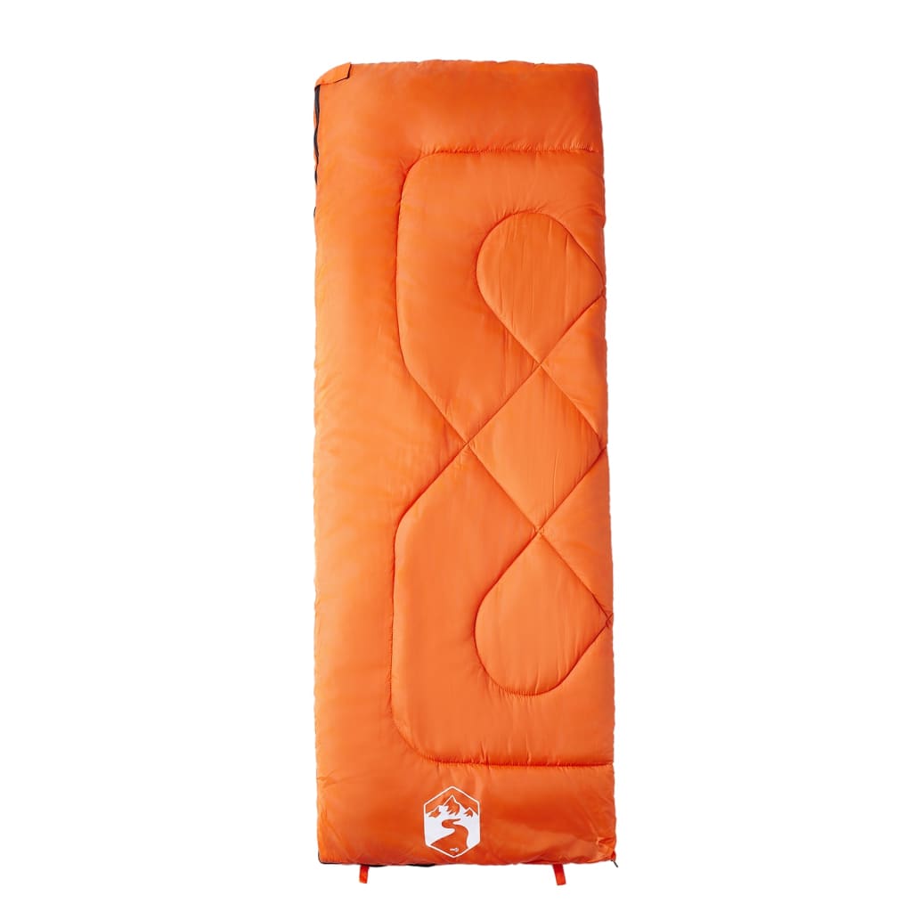 vidaXL Sleeping Bag for Adults Camping 3 Seasons - Orange - 190 x 72 cm - 64166