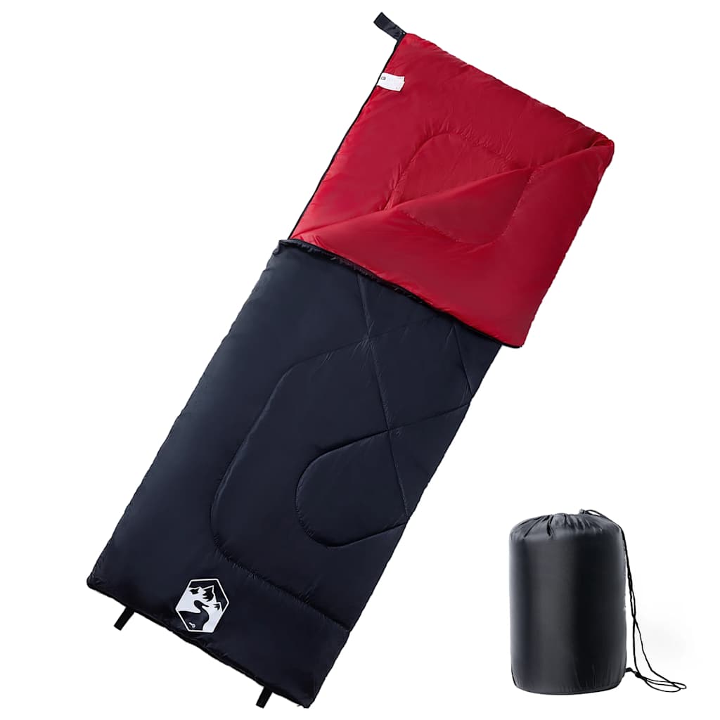 vidaXL Sleeping Bag for Adults Camping 3 Seasons - Red - 190 x 72 cm - 64175