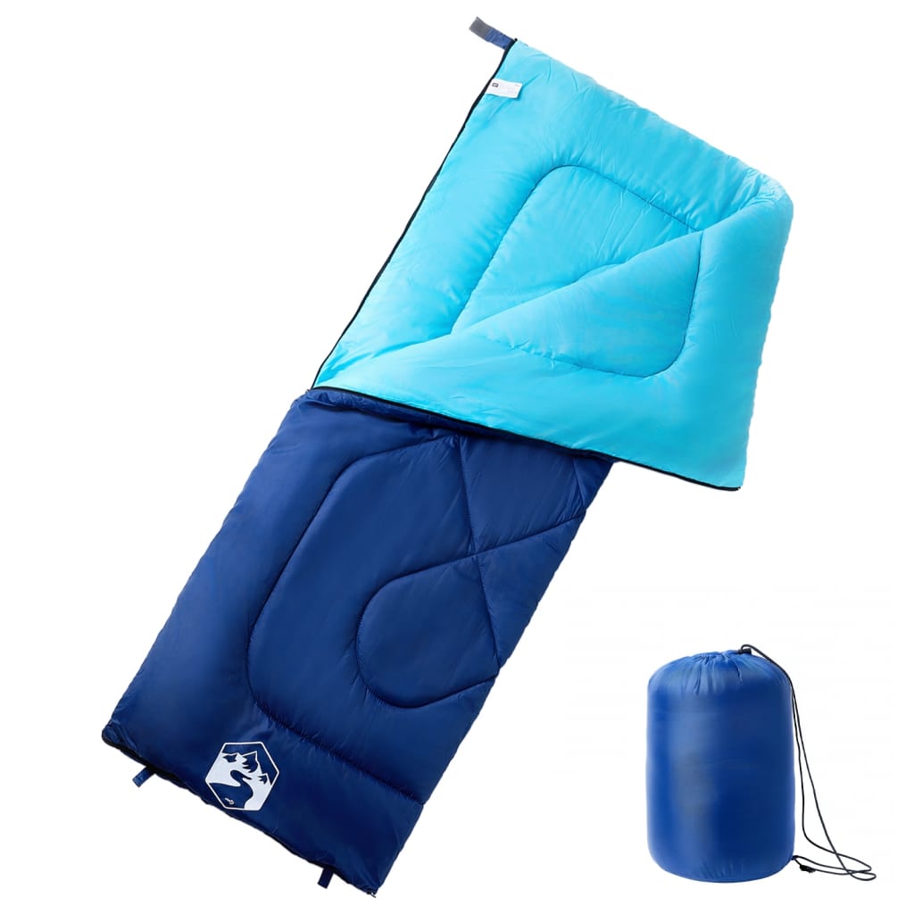 vidaXL Sleeping Bag for Adults Camping 3 Seasons - Blue - 190 x 72 cm - 64186