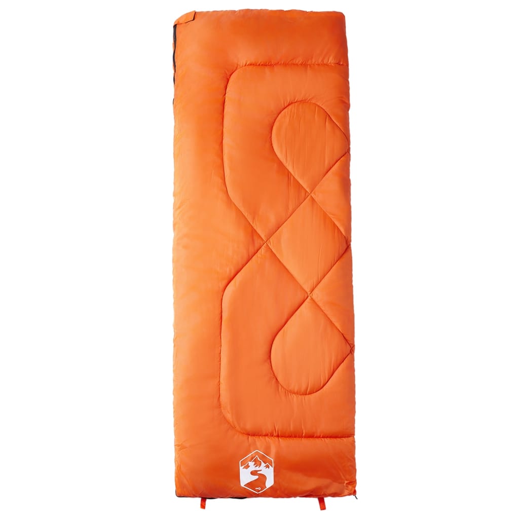 vidaXL Sleeping Bag for Adults Camping 3 Seasons - Orange - 190 x 72 cm - 64187