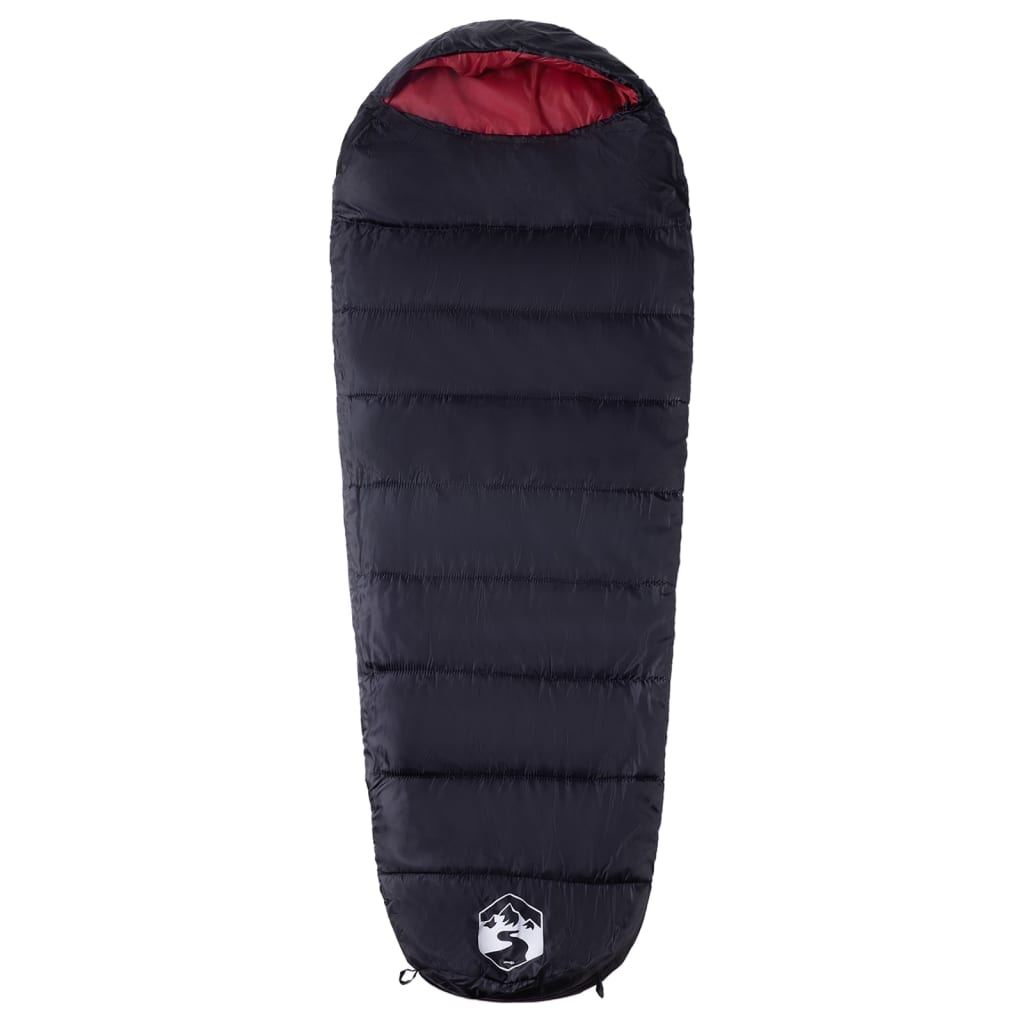 vidaXL Mummy Sleeping Bag for Adults Camping 3 Seasons - Red - 215 x 85 cm