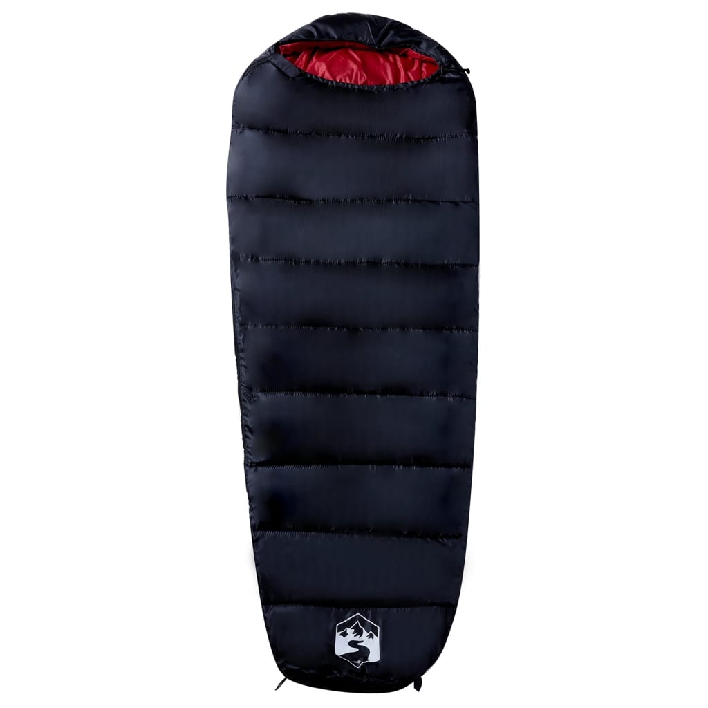 vidaXL Mummy Sleeping Bag for Adults Camping 3 Seasons - Red - 215 x 85 cm - 64229