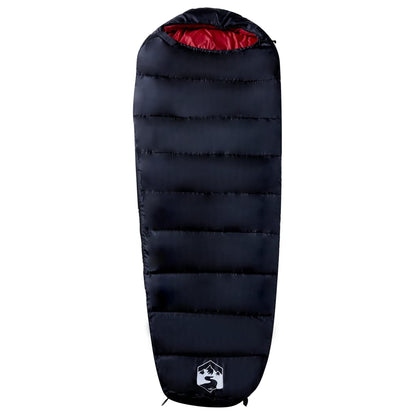 vidaXL Mummy Sleeping Bag for Adults Camping 3 Seasons - Red - 215 x 85 cm - 64229