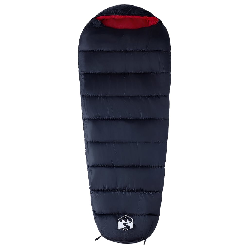 vidaXL Mummy Sleeping Bag for Adults Camping 3 Seasons - Red - 215 x 85 cm - 64259