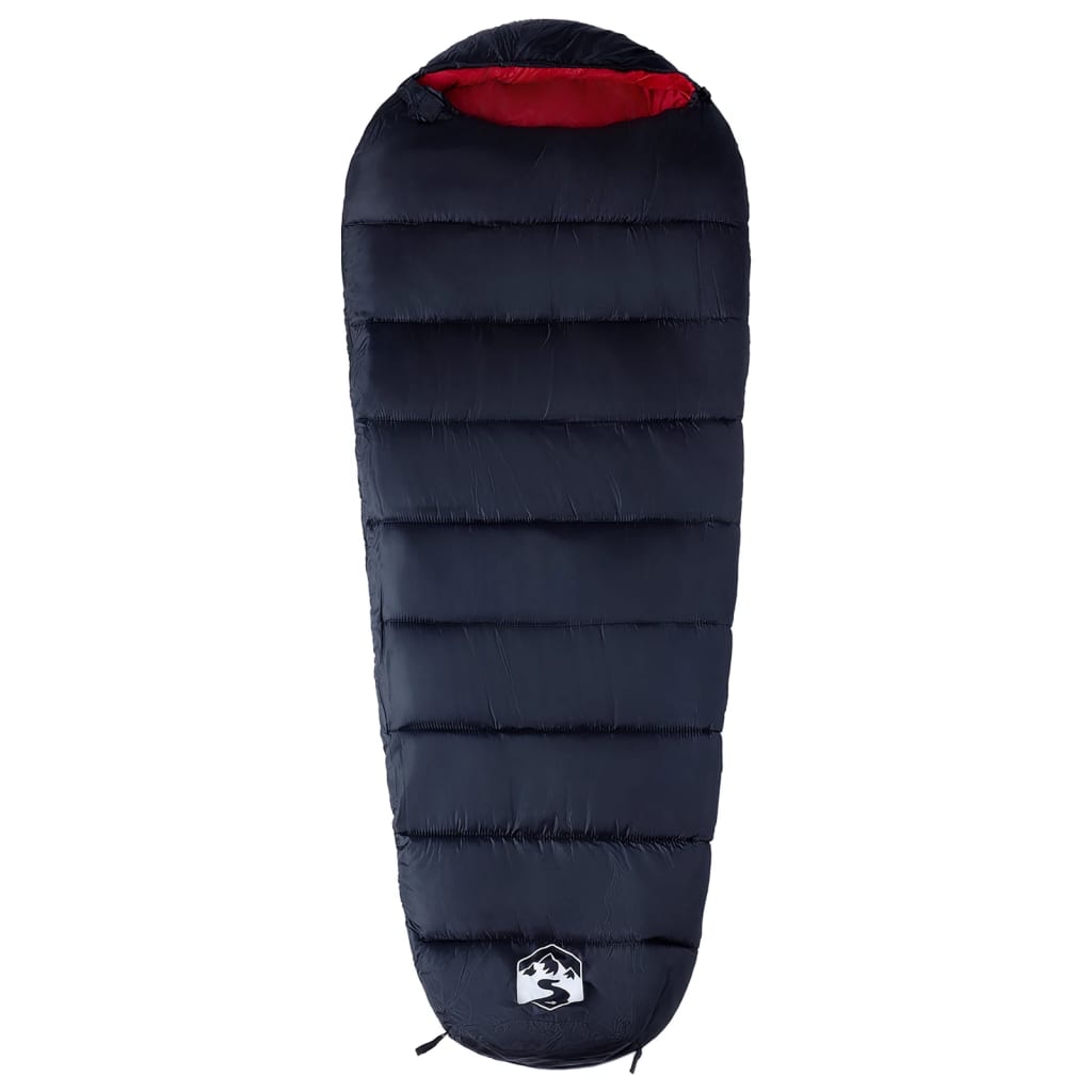 vidaXL Mummy Sleeping Bag for Adults Camping 3 Seasons - Red - 180 x 63 cm