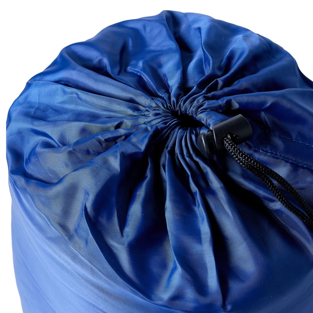 vidaXL Mummy Sleeping Bag for Adults Camping 3 Seasons - Blue - 194 x 68 cm