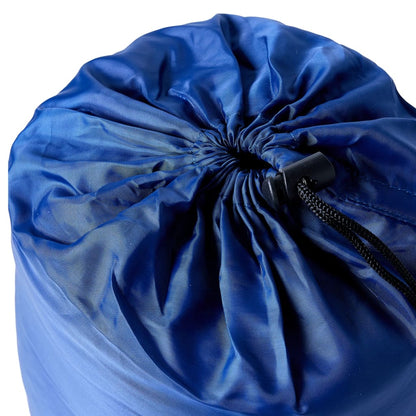 vidaXL Mummy Sleeping Bag for Adults Camping 3 Seasons - Blue - 194 x 68 cm