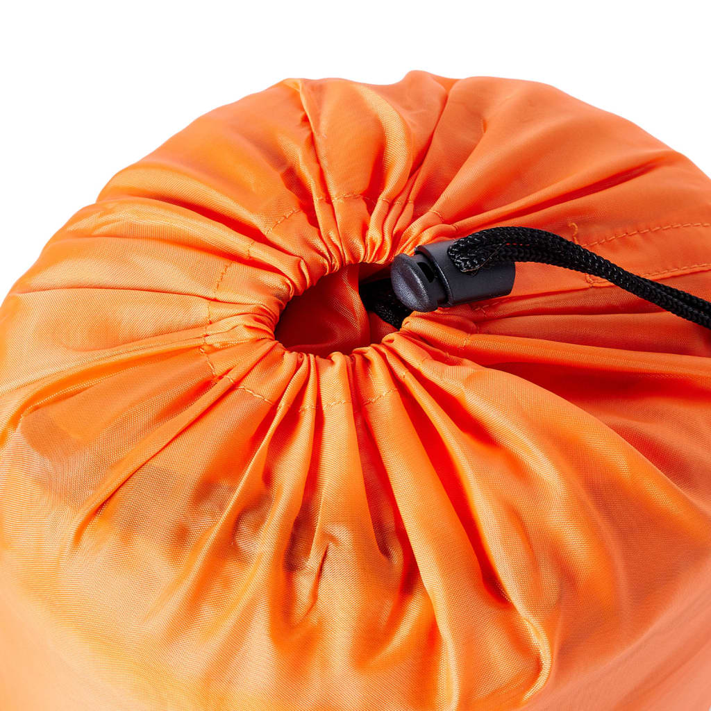 vidaXL Mummy Sleeping Bag for Adults Camping 3 Seasons - Orange - 207 x 70 cm