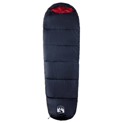 vidaXL Mummy Sleeping Bag for Adults Camping 3 Seasons - Red - 222 x 74 cm