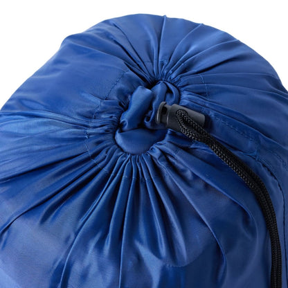 vidaXL Mummy Sleeping Bag for Adults Camping 3 Seasons - Blue - 194 x 68 cm - 64403