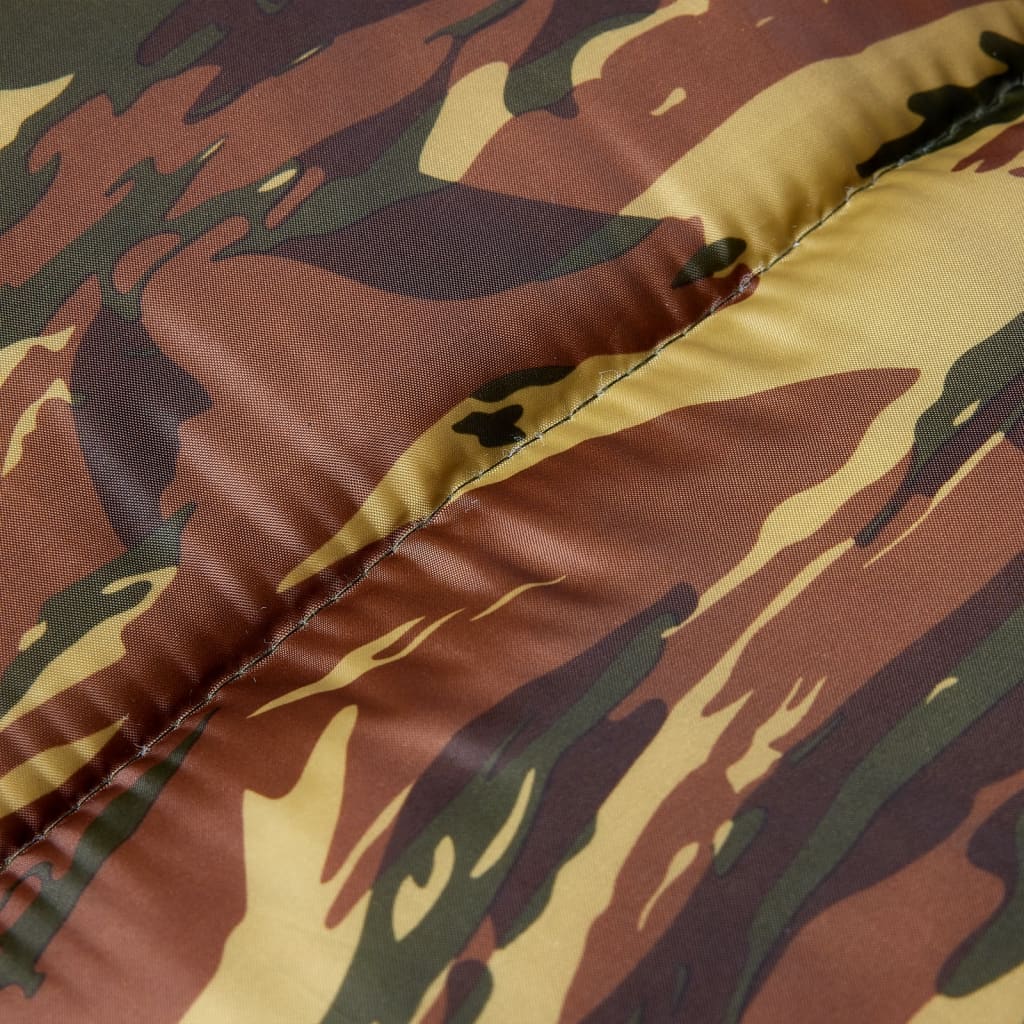 vidaXL Mummy Sleeping Bag for Adults Camping 3 Seasons - Gre - 208 x 72 cm