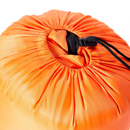 vidaXL Mummy Sleeping Bag for Adults Camping 3 Seasons - Orange - 180 x 62 cm - 64490