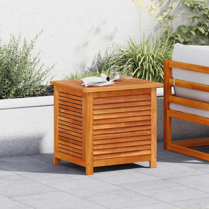 vidaXL Garden Storage Box with Louver 60x50x56 cm Solid Wood Acacia - Brown
