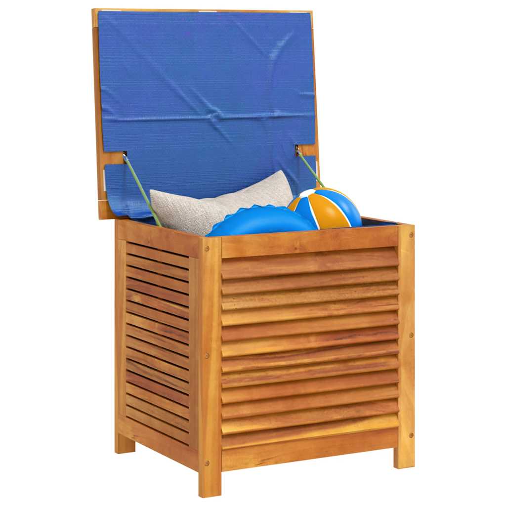 vidaXL Garden Storage Box with Louver 60x50x56 cm Solid Wood Acacia - Brown