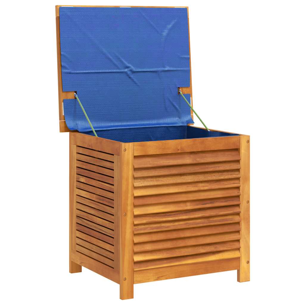 vidaXL Garden Storage Box with Louver 60x50x56 cm Solid Wood Acacia - Brown