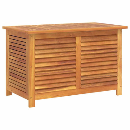 vidaXL Garden Storage Box with Louver 90x50x56 cm Solid Wood Acacia - Brown