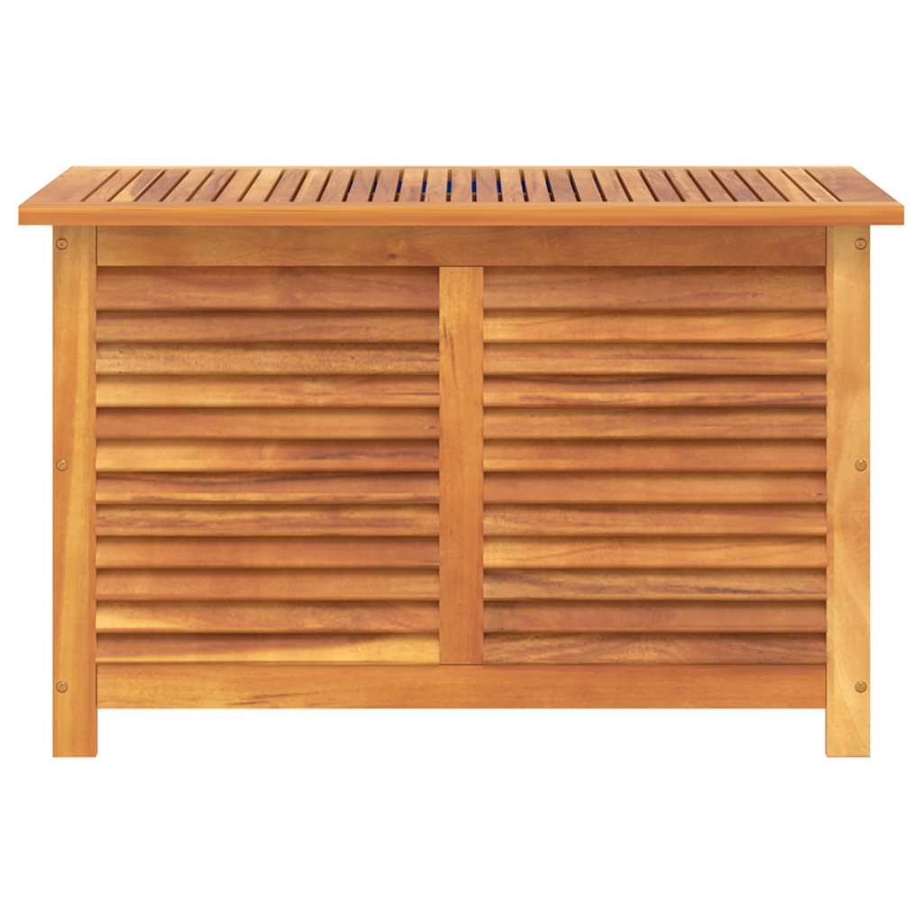 vidaXL Garden Storage Box with Louver 90x50x56 cm Solid Wood Acacia - Brown