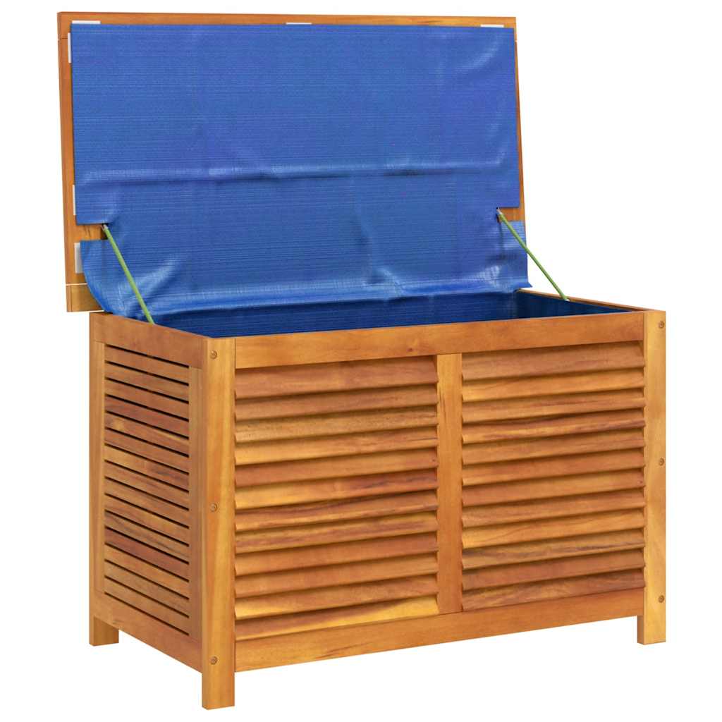 vidaXL Garden Storage Box with Louver 90x50x56 cm Solid Wood Acacia - Brown
